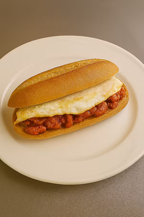 Bocadillo de Zorza con Huevo