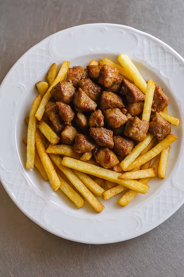 Ración de Raxo con Patatas