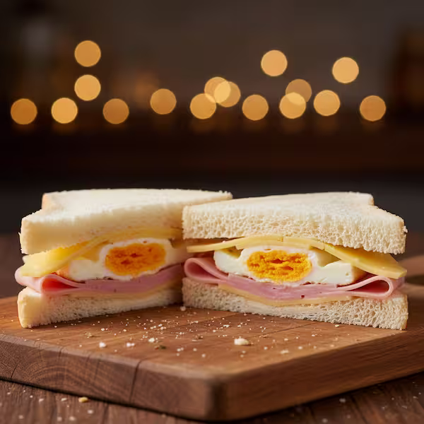 Sándwich Mixto con Huevo